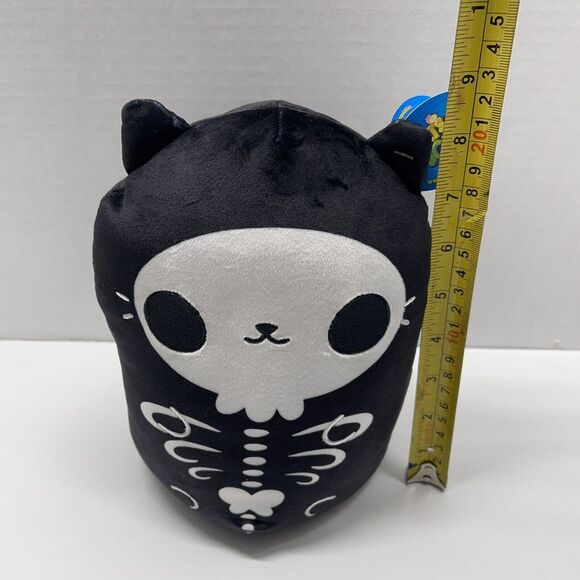 CATS vs PICKLES‎ SKELECAT #037 SKELETON Bean Plush 8" NEW RARE Halloween - Picture 3 of 3